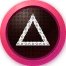 Squid game mask triangle